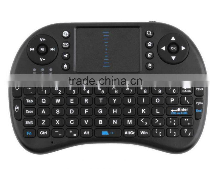 Mini Wireless Multimedia Keyboard 2.4G with Touchpad Handheld Keyboard for PC Android TV