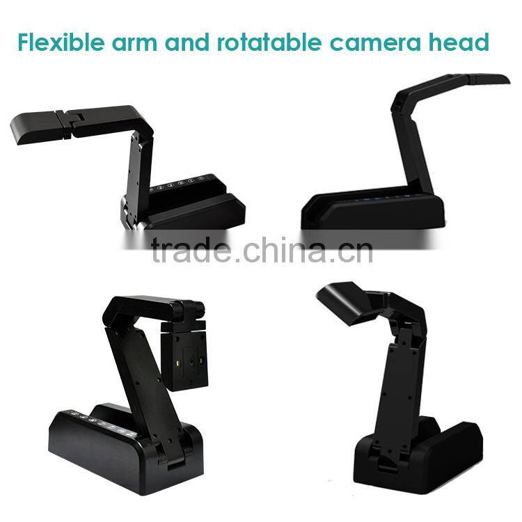 High speed 5MP VGA document camera auto focus visualiser