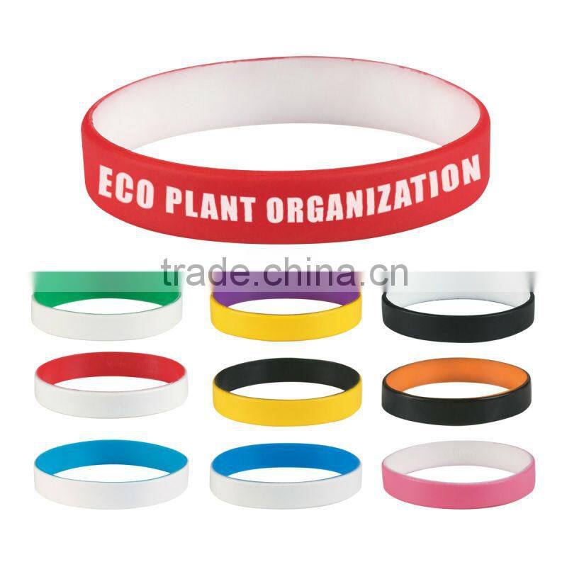 Colored Letter Silicone Bracelet