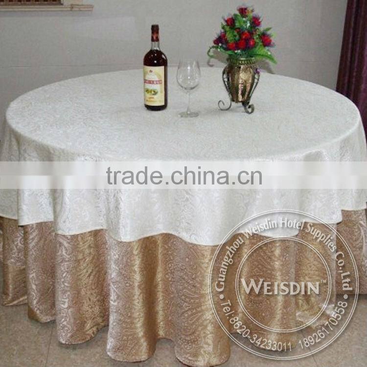 polyester table cloth high bar cocktail table cloth for wedding
