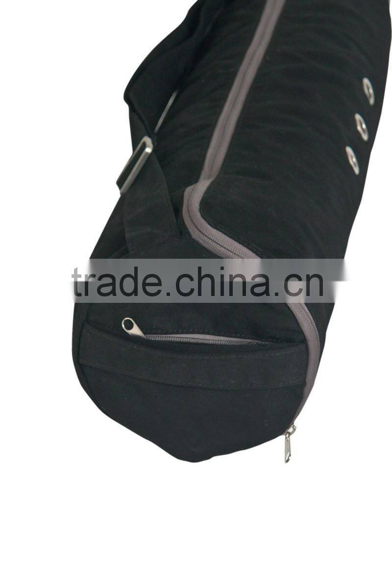 Wholesale Custom Full Zip Polyester Cargo Pocket Gym Carrying Bag Yoga Mat Bag