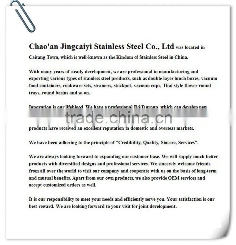 Stainelss Steel Tableware Food Flask