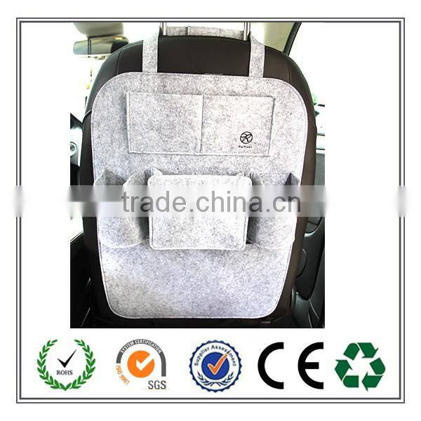 New products 2016 High Quality Felt Car back seat organizer with Various colors