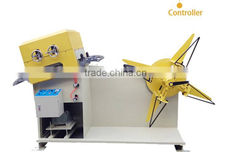 nc servo feeder straightener and uncoiler 3 in 1