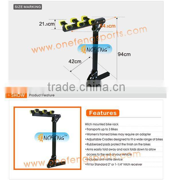 Mounted Bicycle Rack bike Carrier