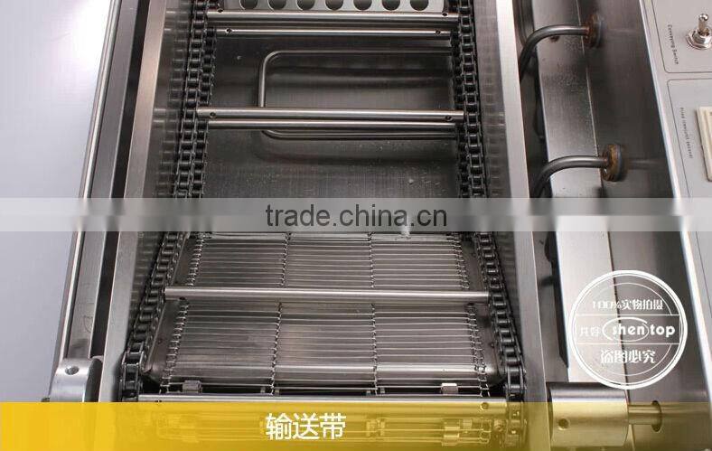 Shentop automatic donut fryer commercial electric industrial fryer 304 stainless steel STPJ-550R automatic donut fryer