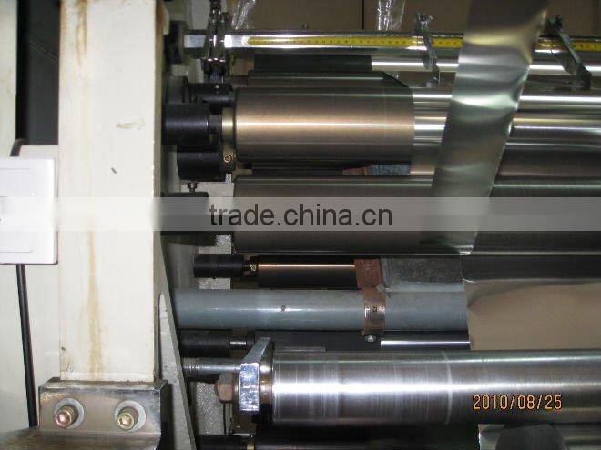 taicang aluminum film rewinder plastic film slitter