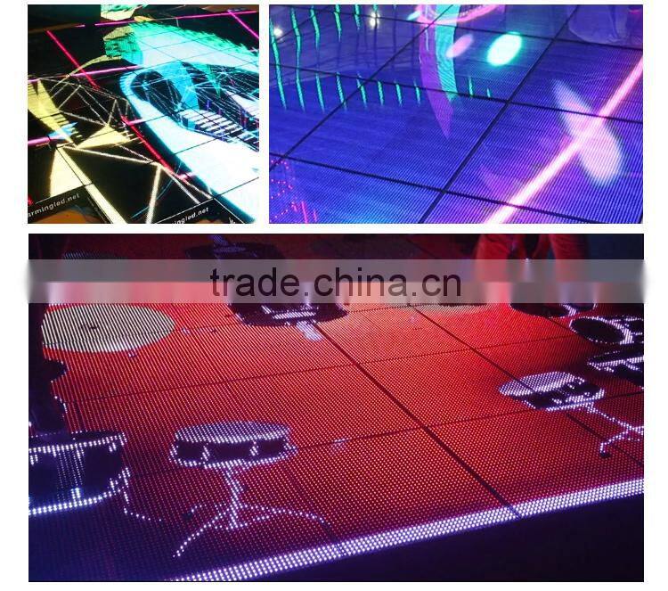 wedding led P7.8 dancing floor tiles dj mat lighting