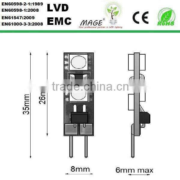 downlight used LED G4 bulb pure white