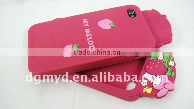 embossed castle design silicone cheap designer cell phone cases