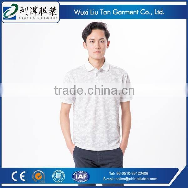 camouflage prin branded collar t-shirts black oem supplier