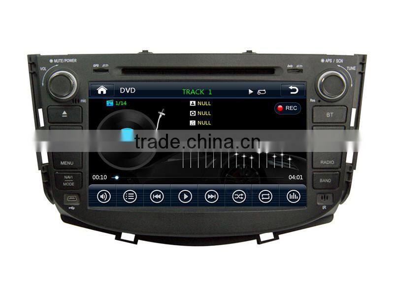 car dvd player for Lifan x60 dvd player with bluetooth 3G wifi DVR DVB-T TMC optional
