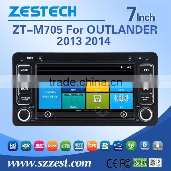car audio mp3 cd player adapter For MITSUBISHI OUTLANDER 2013 2014 car gps with auto radio Bluetooth SD USB Radio wifi 3G