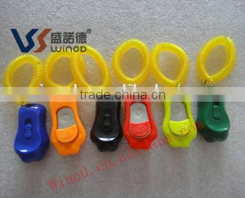Most popular Pet Dog Cat Training Clickers, click with wrist bands