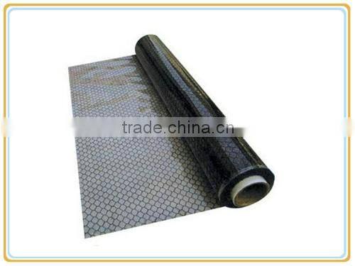 1.37m x 30m x 0.5mm Black Grid ESD PVC Curtain