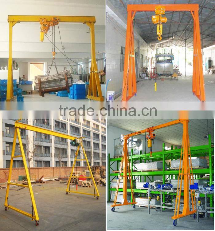 5 ton small gantry crane for Indoor use