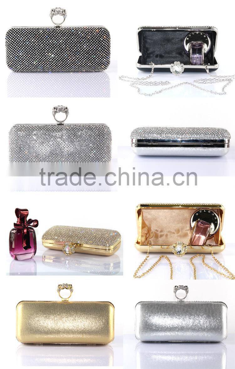 2015 New Style Crystal Stone Ladies Clutches Wholesale On Alibaba