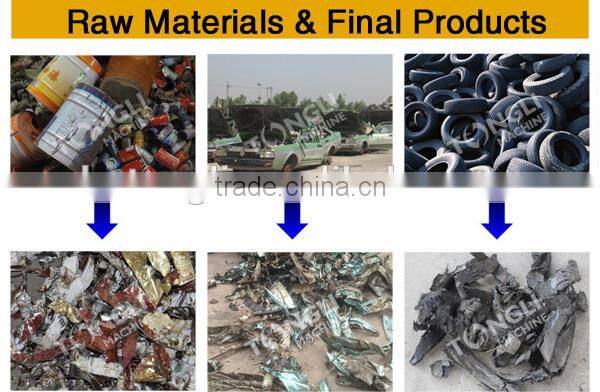 New Technology home appliance recycling equipment,metal shredder for your chose