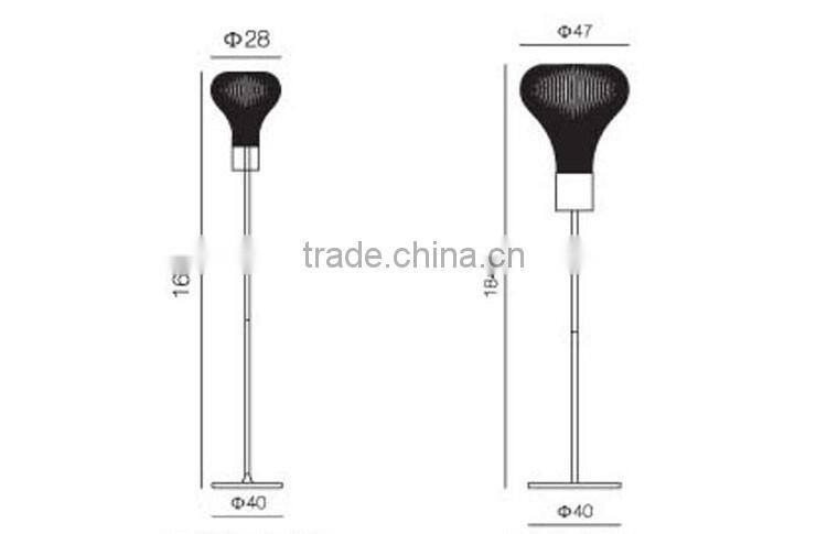 Fashion decorative floor lamp and cloth cover the cage floor lamps