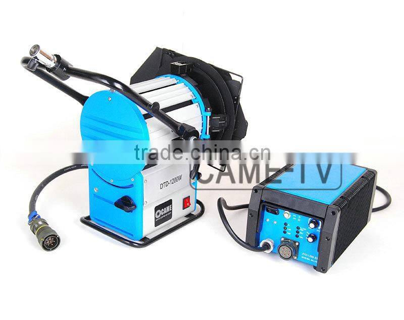 CAME-TV 1200W 1.2KW 6000K HMI Fresnel Light + Electronice Ballast 100% Compatible ARRI