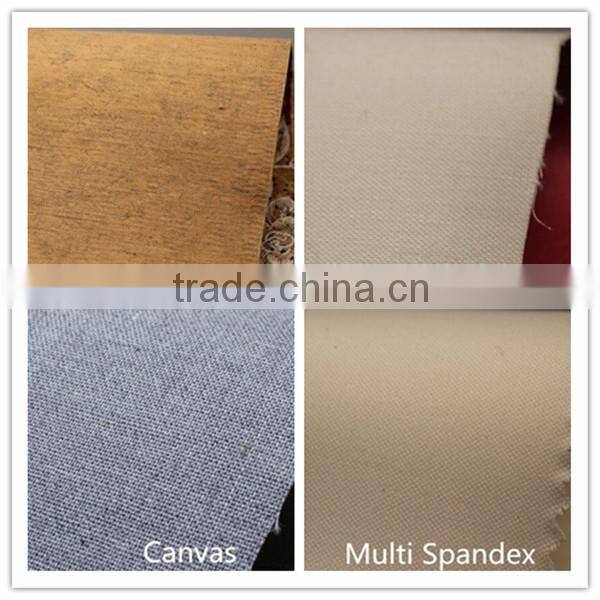 soft PU material with flock surface for handbags & shoes upper use