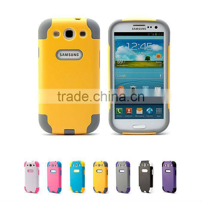 silicone phone case for samsung S3 i9300 phone case,Drop resistance silicone cell phone case