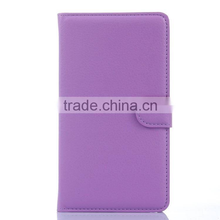 Hot Selling Ultra Thin Lichee PU Leather Case Wallet Folio Flip Cover for Samsung GALAXY Note Edge N915