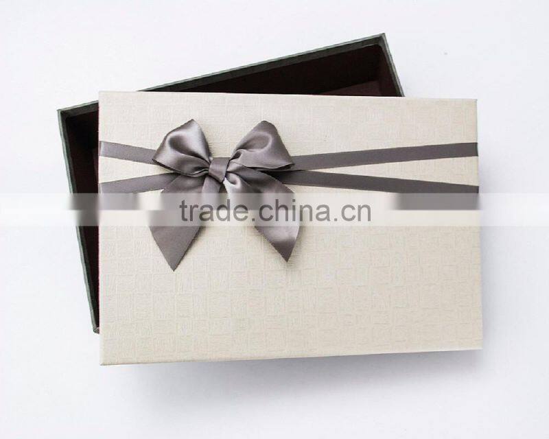 most popular silver satin ribbon bows for gift decorative
