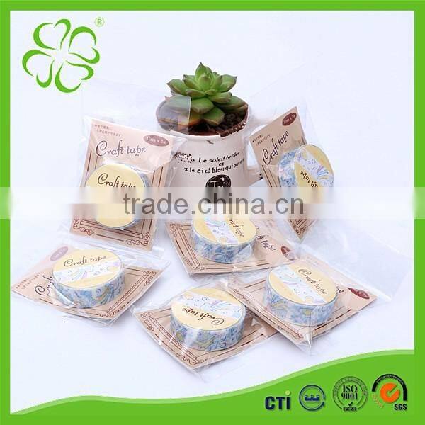 Customized Printed DIY Cartoon Craft Washi Paper Tape