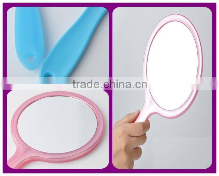 Single-side plastic small hand held mirrors