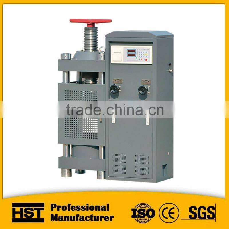 YES-300 Brick Tile hydraulic universal concrete compression testing machine/press tester