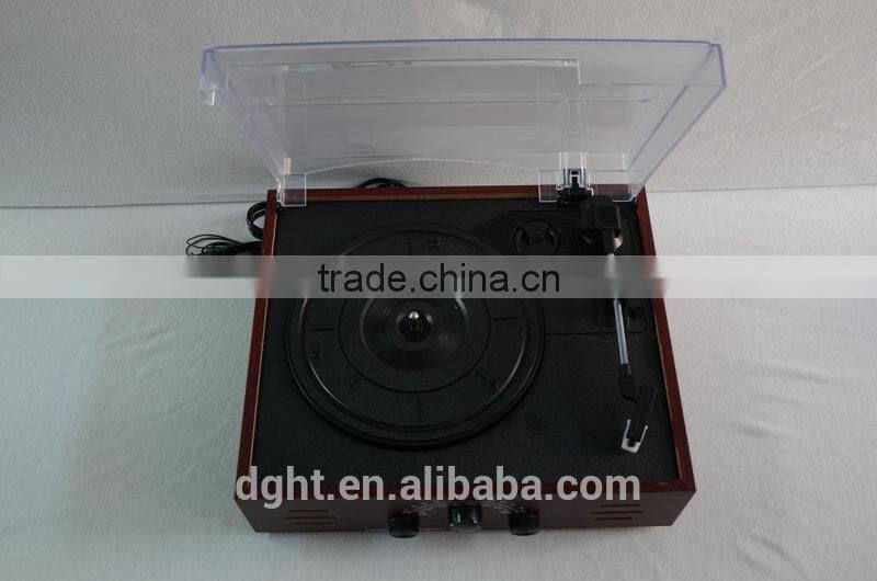 whole sale SDcard MP3 wooden retro antique gramophone