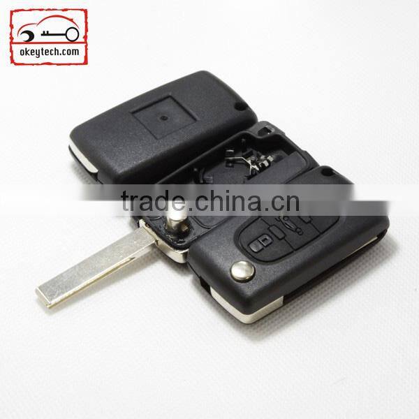 OkeyTech Renault Laguna smart key card cover 3 buttons with blade for renault key card renault
