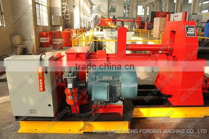 Plate rolling bending machine with three rolls