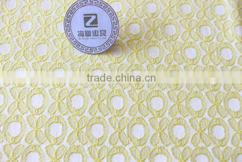 Fabric cotton jacquard elastic for girl's dress