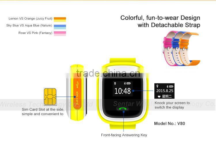 Mini GPS tracking watch for kids anti-lost watch for Muslim Adult outdoor