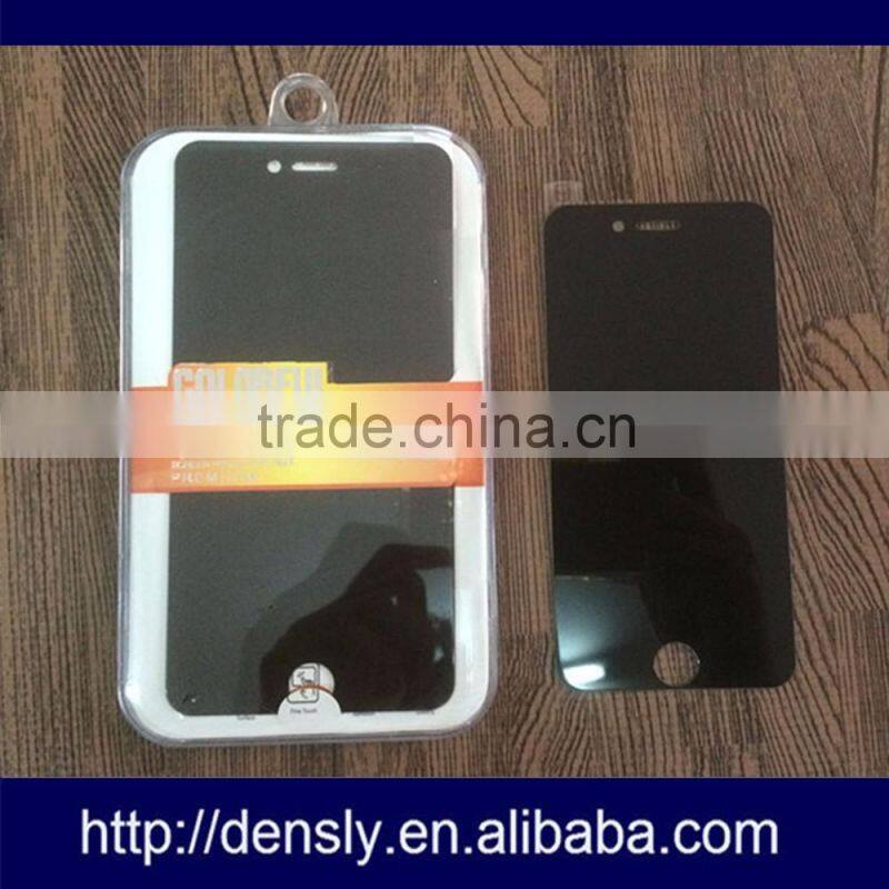 Best price 9H privacy tempered glass screen protector for iphone 6/6s
