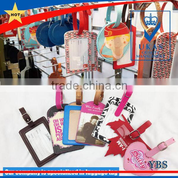 Colorful PU Luggaget Tag for Baggage