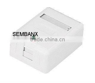 1 port empty surface mount box