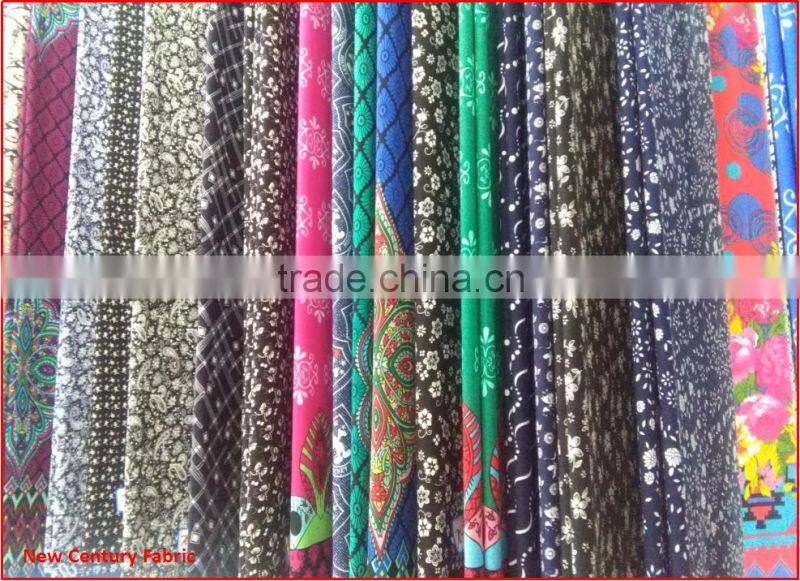 Wholesale Competative 100% Viscose Printed Rayon Fabric Price