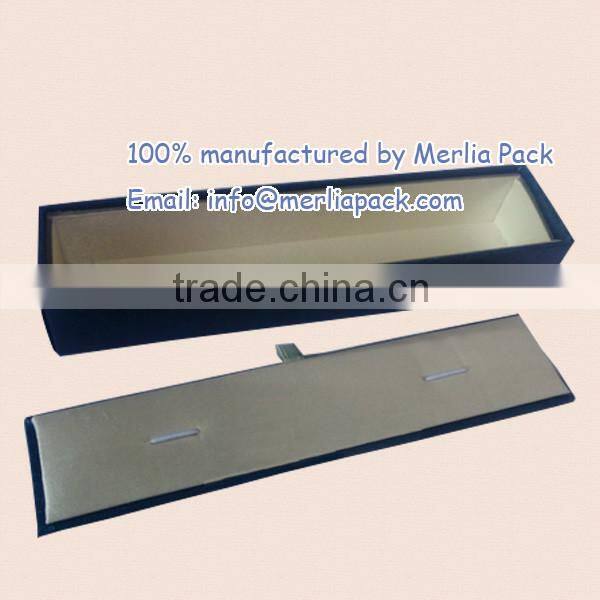 Shirt Wedding Business Cufflink Cardboard Boxes Mens Accessories mini Navy Velvet Deluxe Box