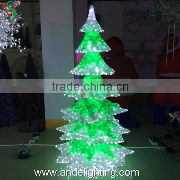 bottle outdoor decorations 3D motif light LED Xmas light Christmas tree light