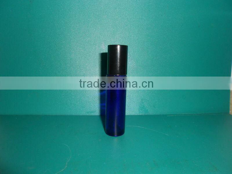 5ml and 10ml cobalt blue glass roll-on bottle