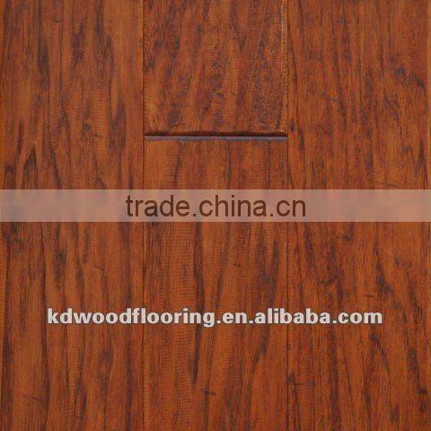 Dark color Hickory engineered wood flooring