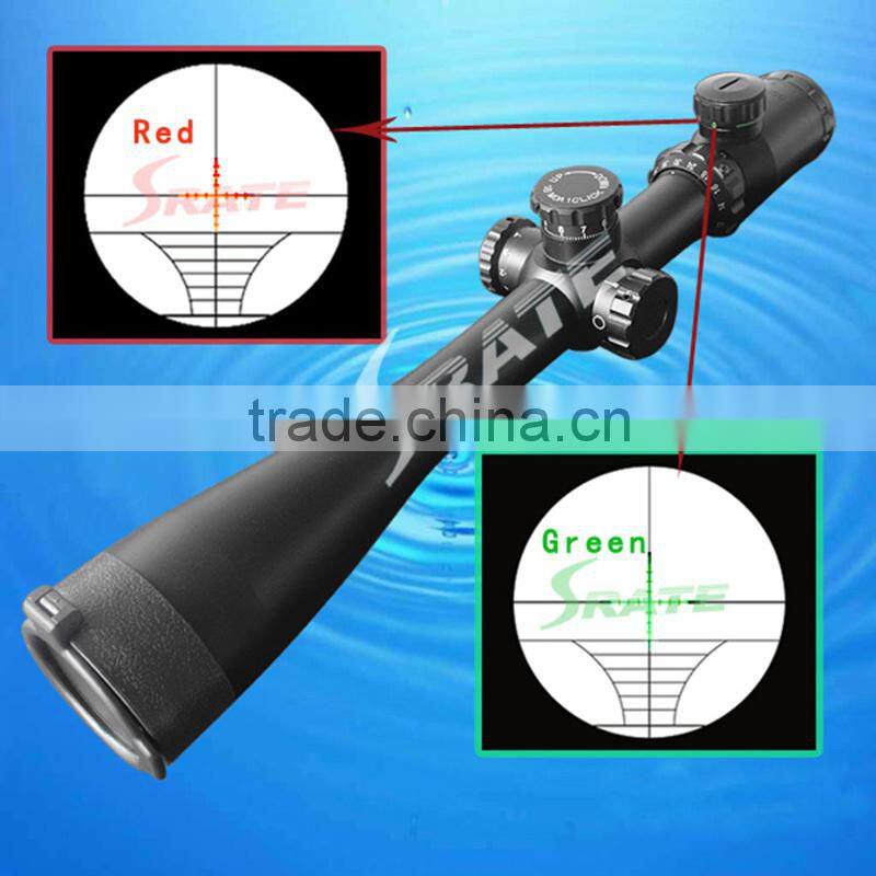 10-40x50mm Mil-dot Red & Green Illuminated Rifle Scope