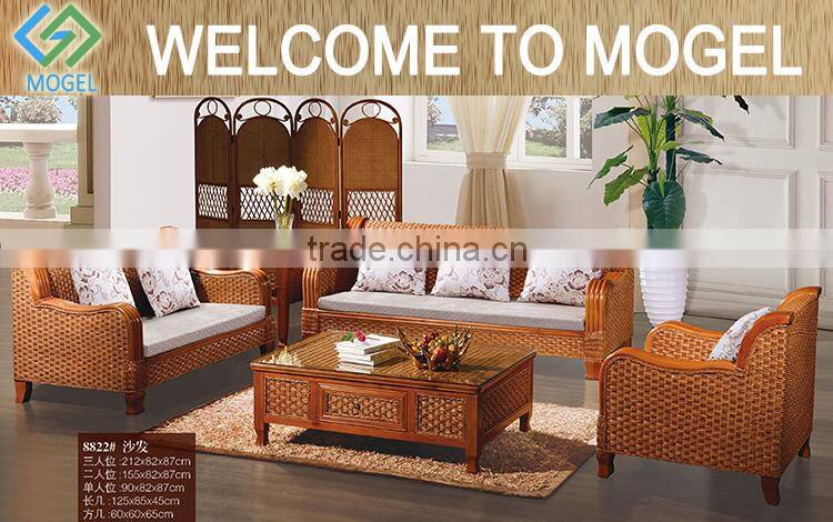 Mogel Oem&Odm Rattan Wicker Antique Sofa Come Bed Design