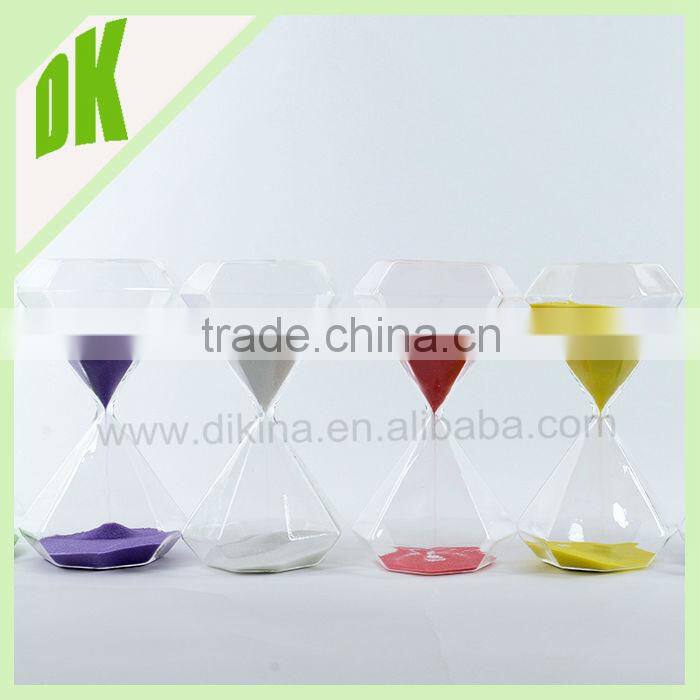 // Color: White, Purple, Red, Blue, Black, Green ... // wholesale custom Bronzed Hour Glass Sand Timer