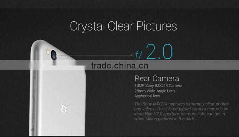Original Qualcomm Octa-Core 1.5GHz 5 inch 1280*720p Android 5.0 2G+ 16G 13.0mp 4G LTE Phone ZTE Blade S6 Mobile Phone