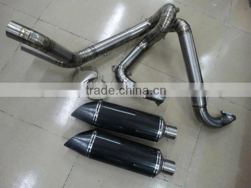 motorcycle titanium exhaust system part