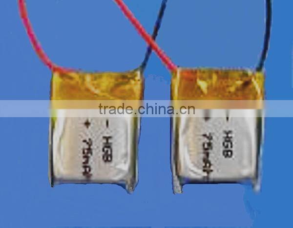 Remote control small aircraft 75mAh/80mAh 3.7V high rate 15C discharge high performance lithium battery